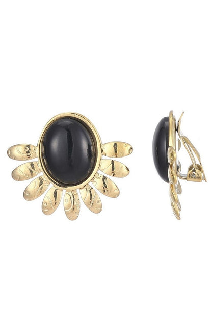 Boucles d'oreilles clip Zahr en acier inoxydable