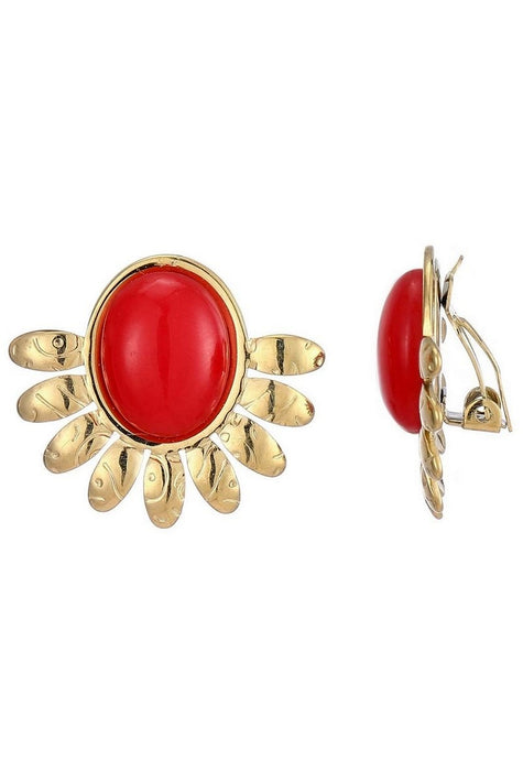 Boucles d'oreilles clip Zahr en acier inoxydable