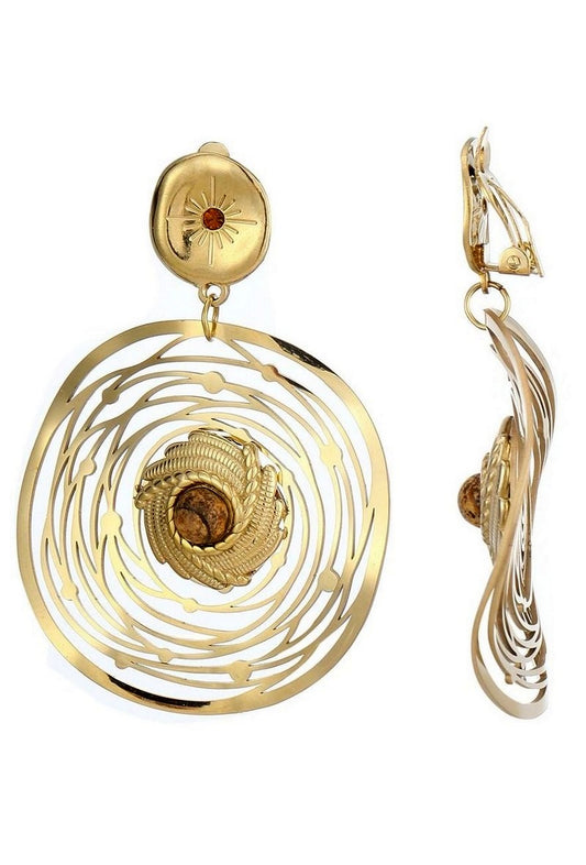 Boucle d'oreille clip Zaire