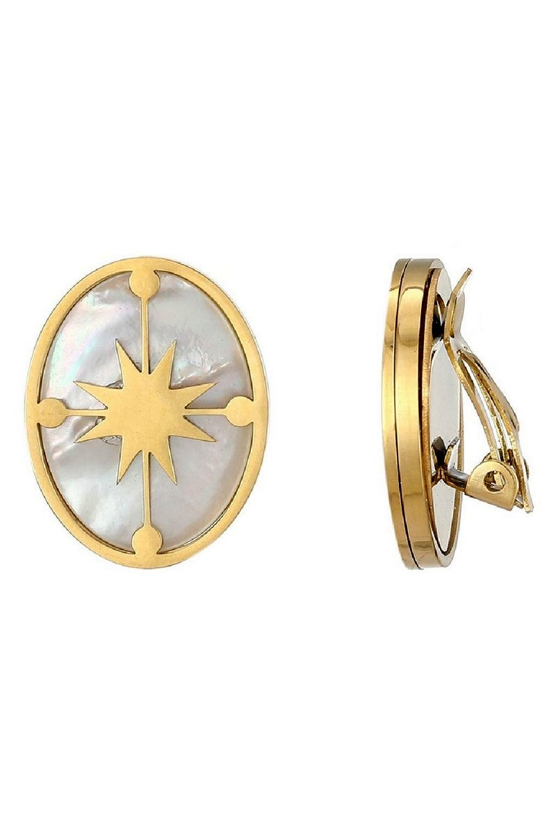 Boucle d'oreille clip Zakiyya