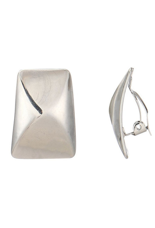 Boucles d'oreilles clip Zanna en acier inoxydable
