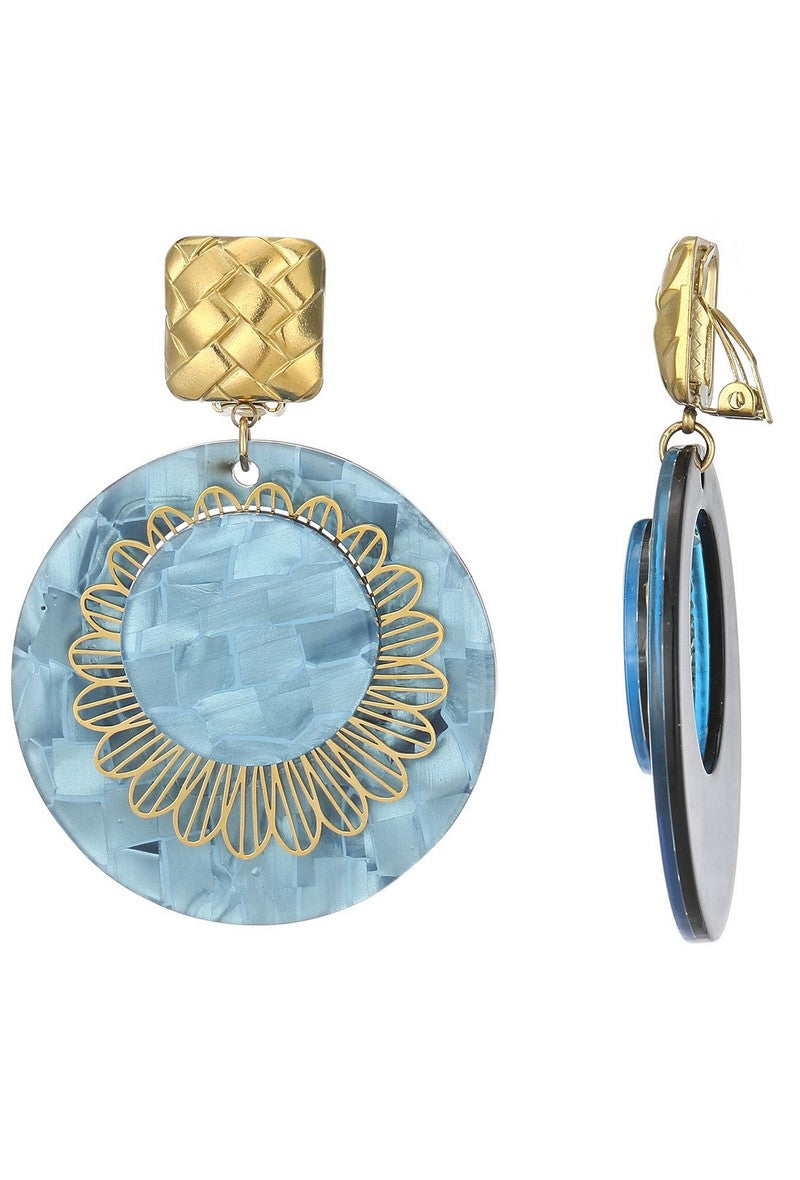 Boucles d'oreilles clip Zaynab en acier inoxydable