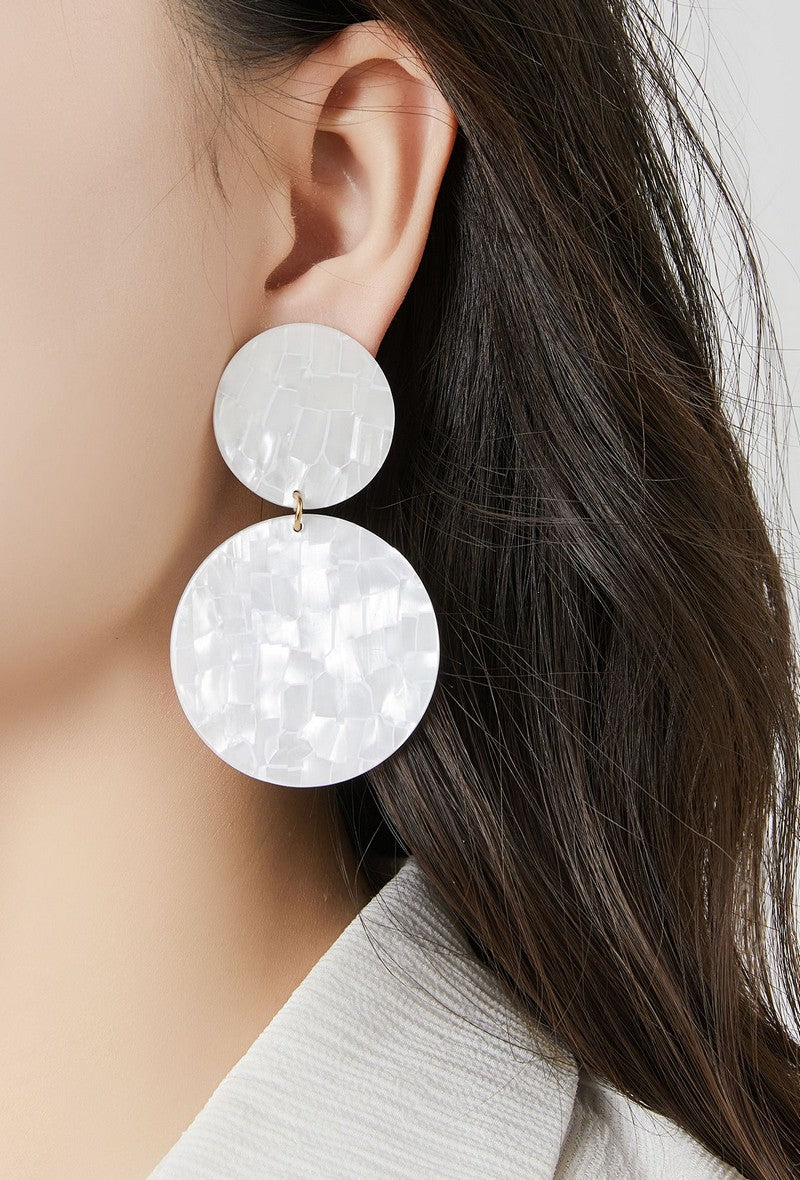 Boucles d'oreilles clip Zdislava en acier inoxydable