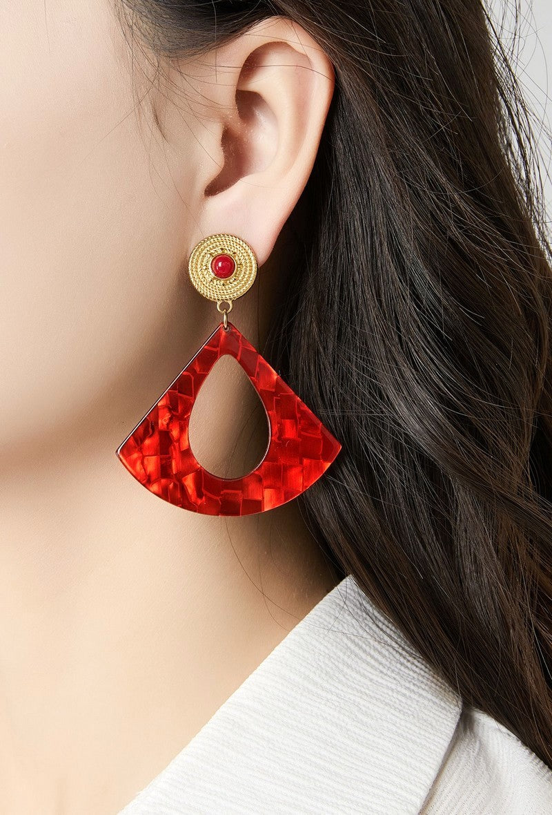 Boucles d'oreilles clip Zehra en acier inoxydable
