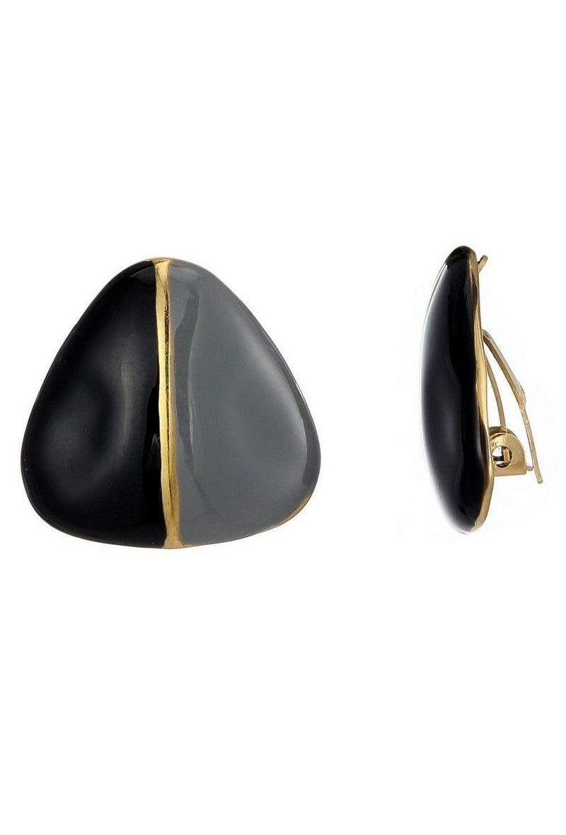 Boucles d'oreilles clip Zelde en acier inoxydable