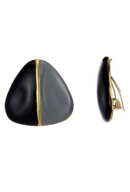 Boucles d'oreilles clip Zelde en acier inoxydable
