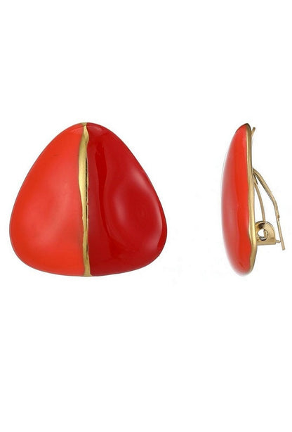 Boucles d'oreilles clip Zelde en acier inoxydable