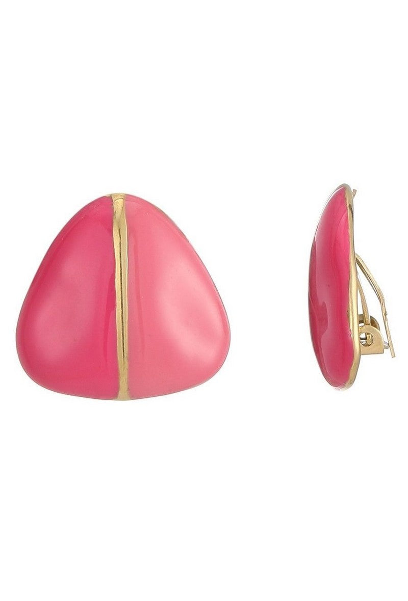 Boucles d'oreilles clip Zelde en acier inoxydable