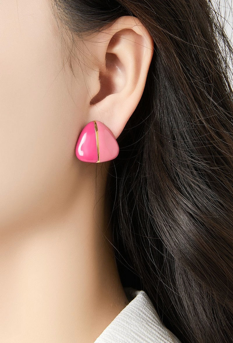 Boucles d'oreilles clip Zelde en acier inoxydable