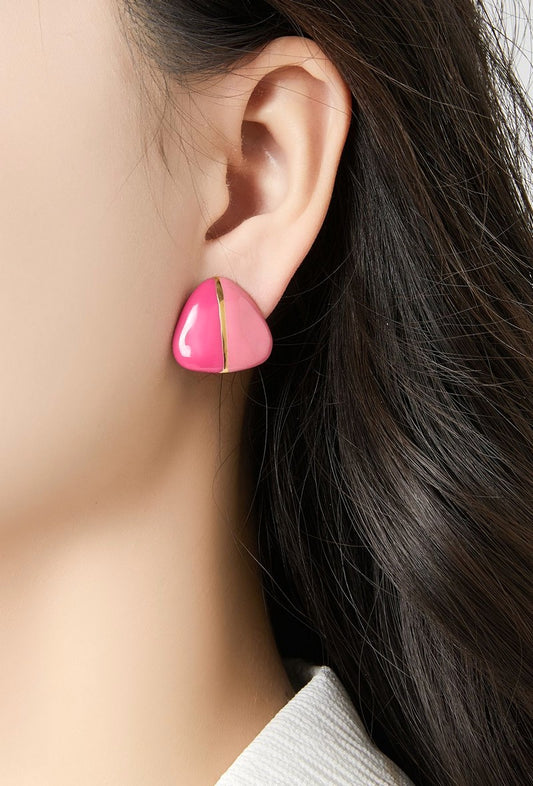 Boucles d'oreilles clip Zelde en acier inoxydable