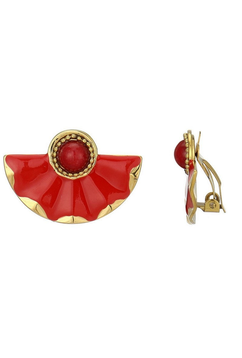 Boucles d'oreilles clip Zhaleh en acier inoxydable