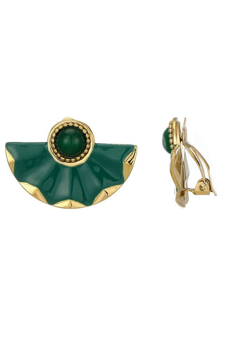 Boucles d'oreilles clip Zhaleh en acier inoxydable