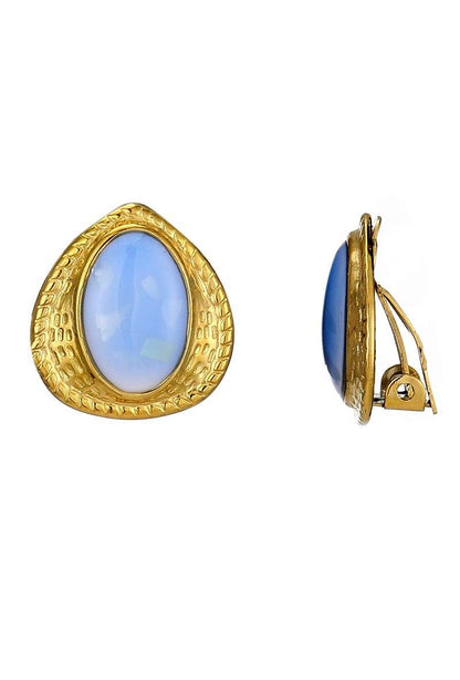 Boucles d'oreilles clip Zibiah en acier inoxydable