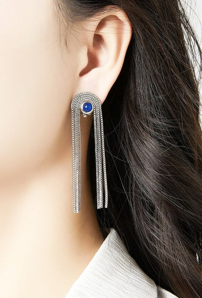 Boucles d'oreilles clip Zilpah en acier inoxydable
