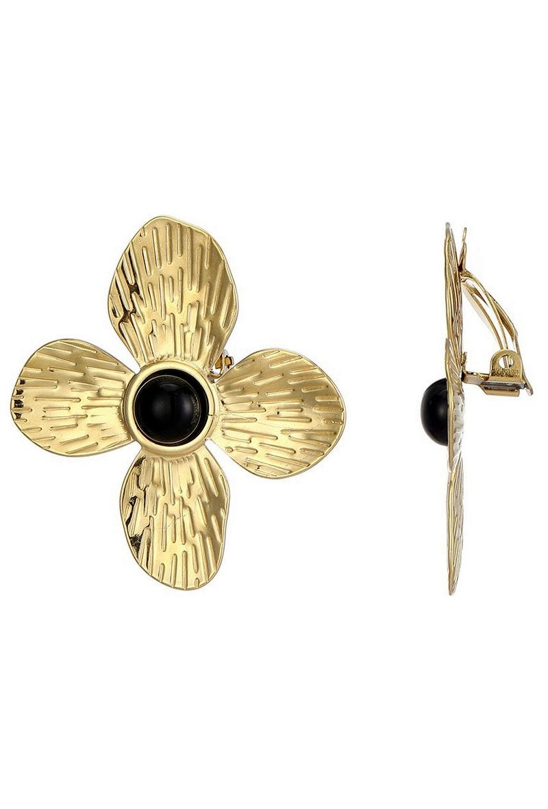 Boucle d'oreille clip Zinnia