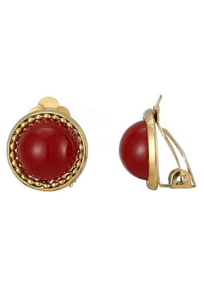 Boucles d'oreilles clip Zinovia en acier inoxydable