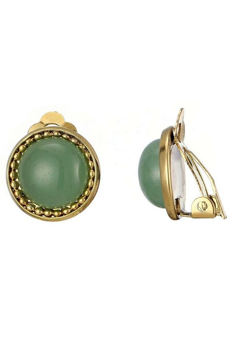 Boucles d'oreilles clip Zinovia en acier inoxydable