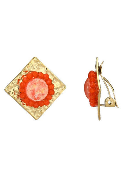 Boucle d'oreille clip Zinoviya
