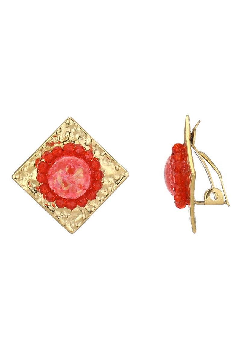Boucle d'oreille clip Zinoviya