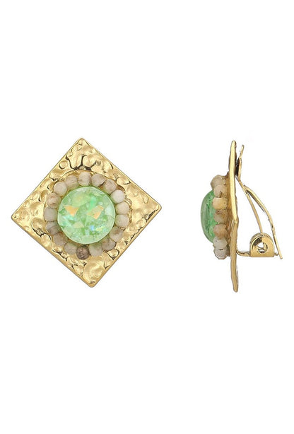 Boucle d'oreille clip Zinoviya