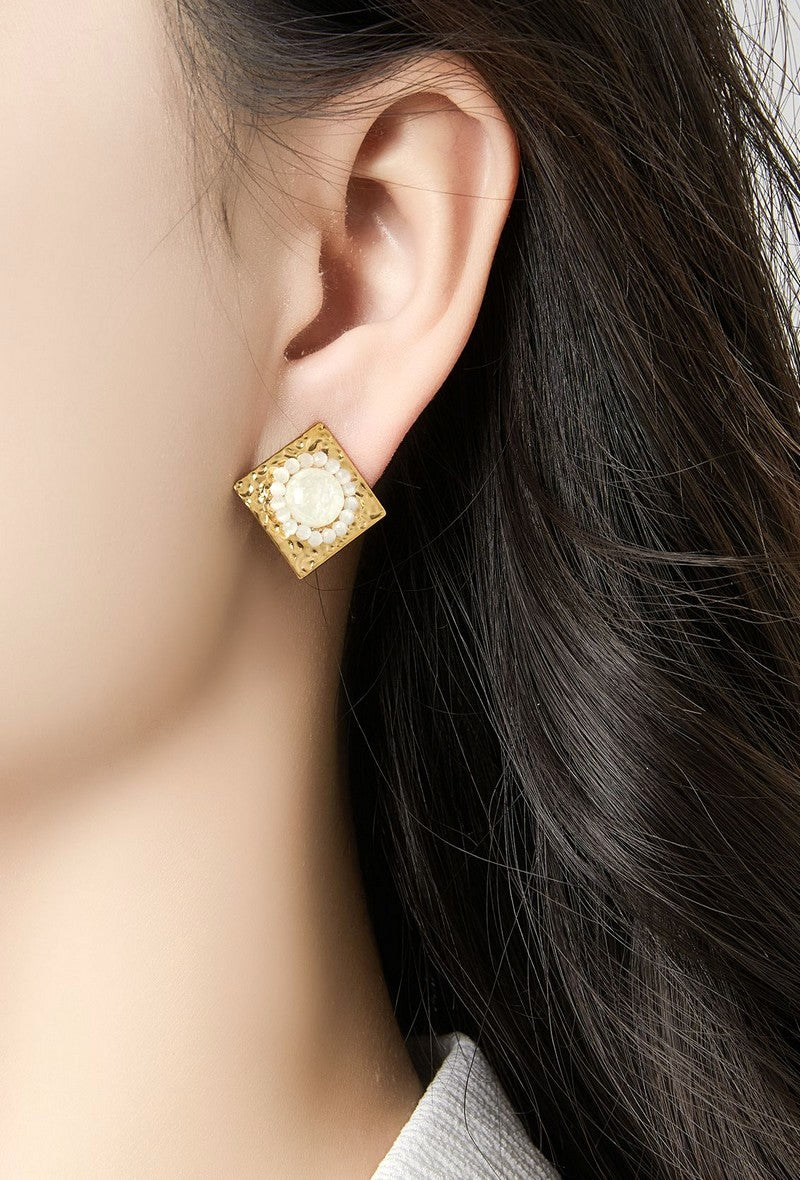 Boucle d'oreille clip Zinoviya
