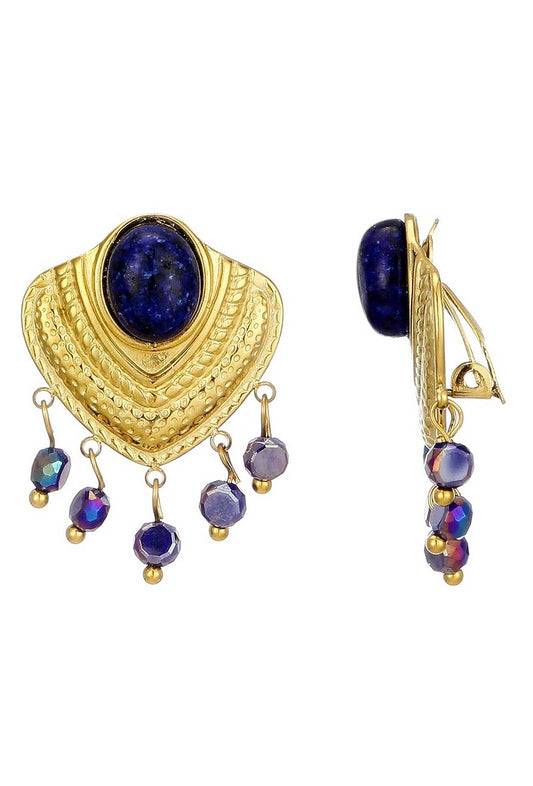Boucle d'oreille clip Zipporah