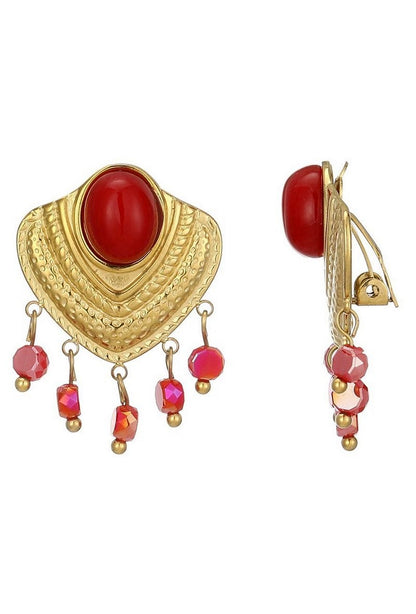 Boucle d'oreille clip Zipporah
