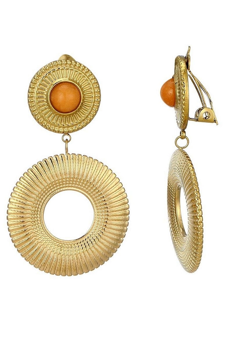 Boucle d'oreille clip Zisel