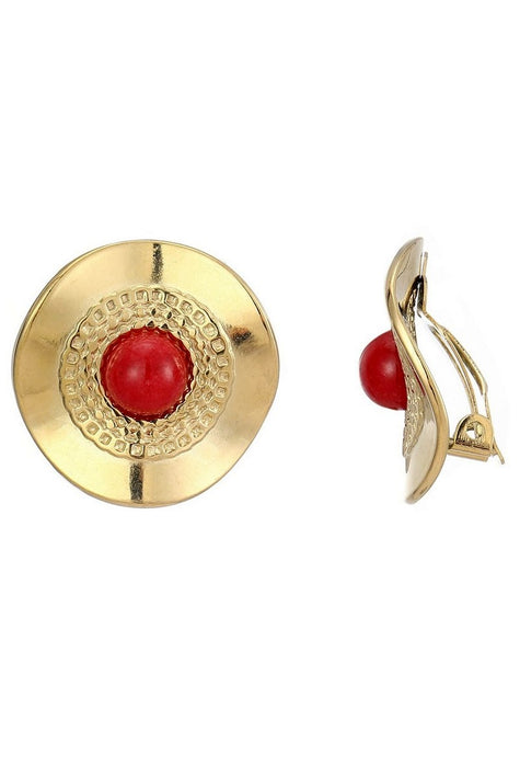 Boucles d'oreilles clip Zlata en acier inoxydable