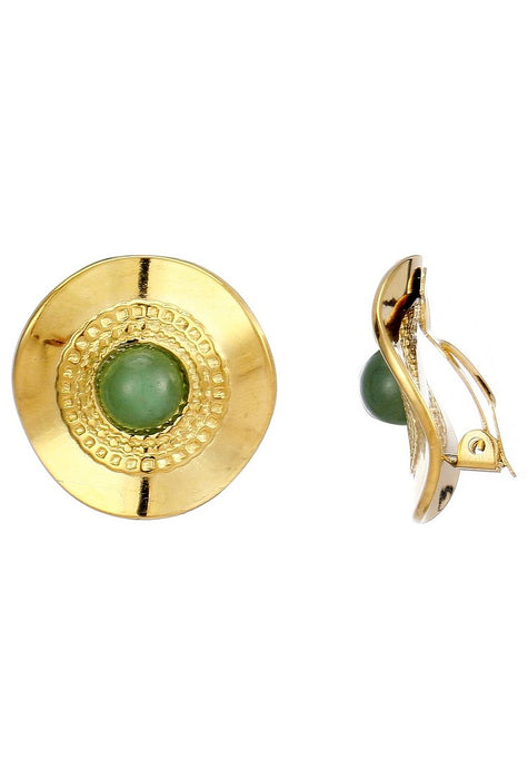 Boucles d'oreilles clip Zlata en acier inoxydable