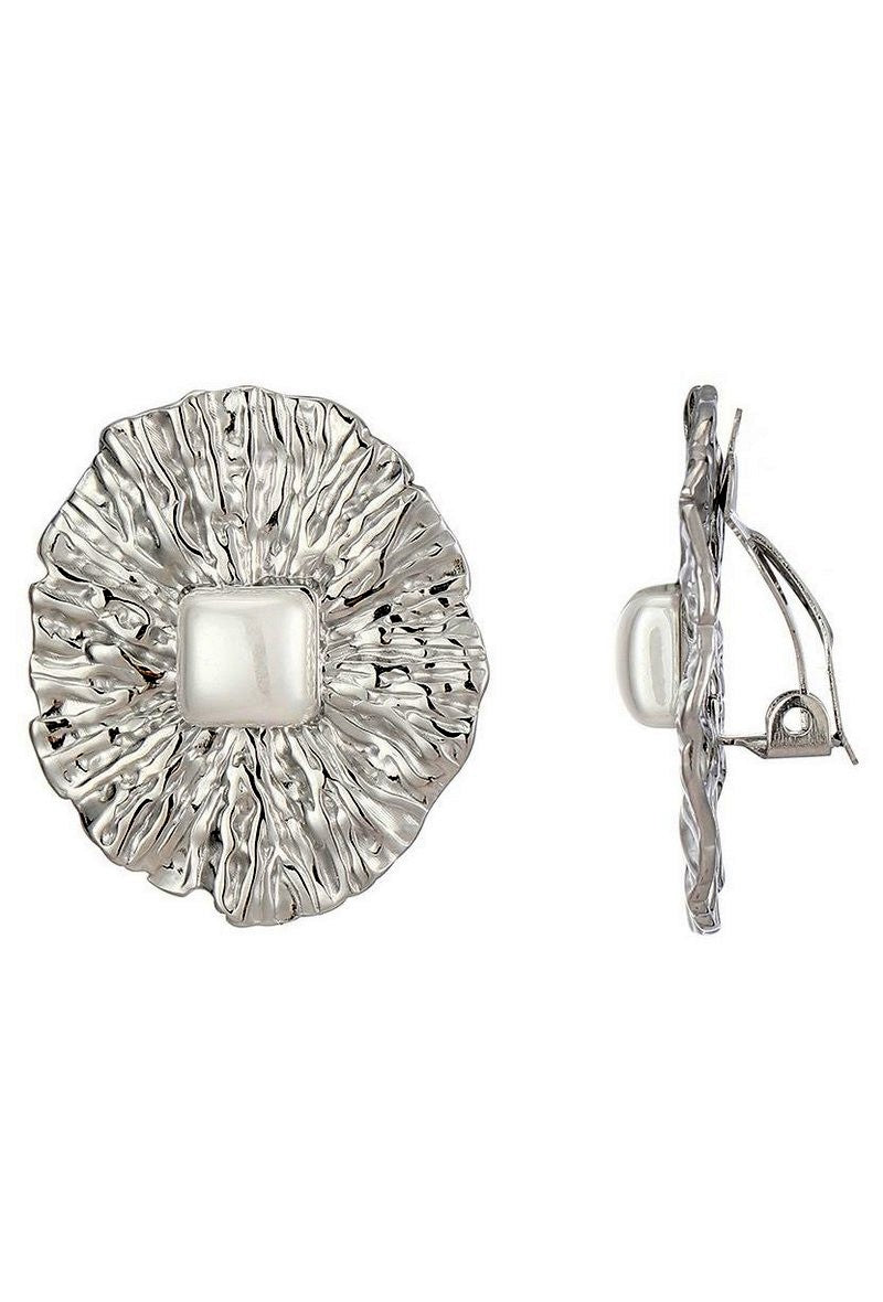 Boucles d'oreilles clip Zornitsa en acier inoxydable