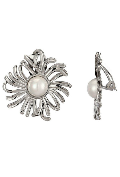 Boucles d'oreilles clip Zowie en acier inoxydable