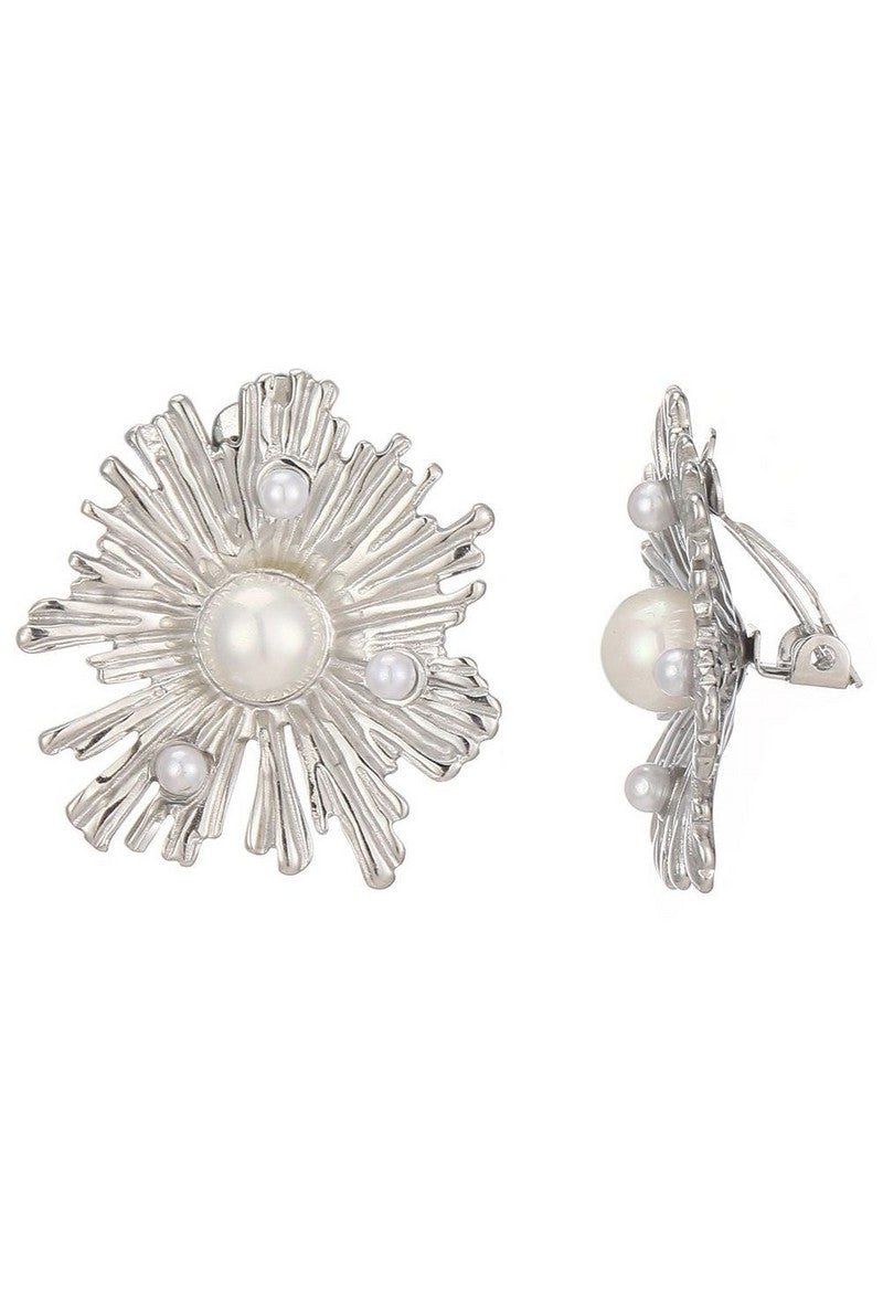 Boucles d'oreilles clip Zoya en acier inoxydable
