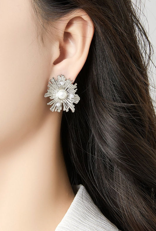 Boucles d'oreilles clip Zoya en acier inoxydable