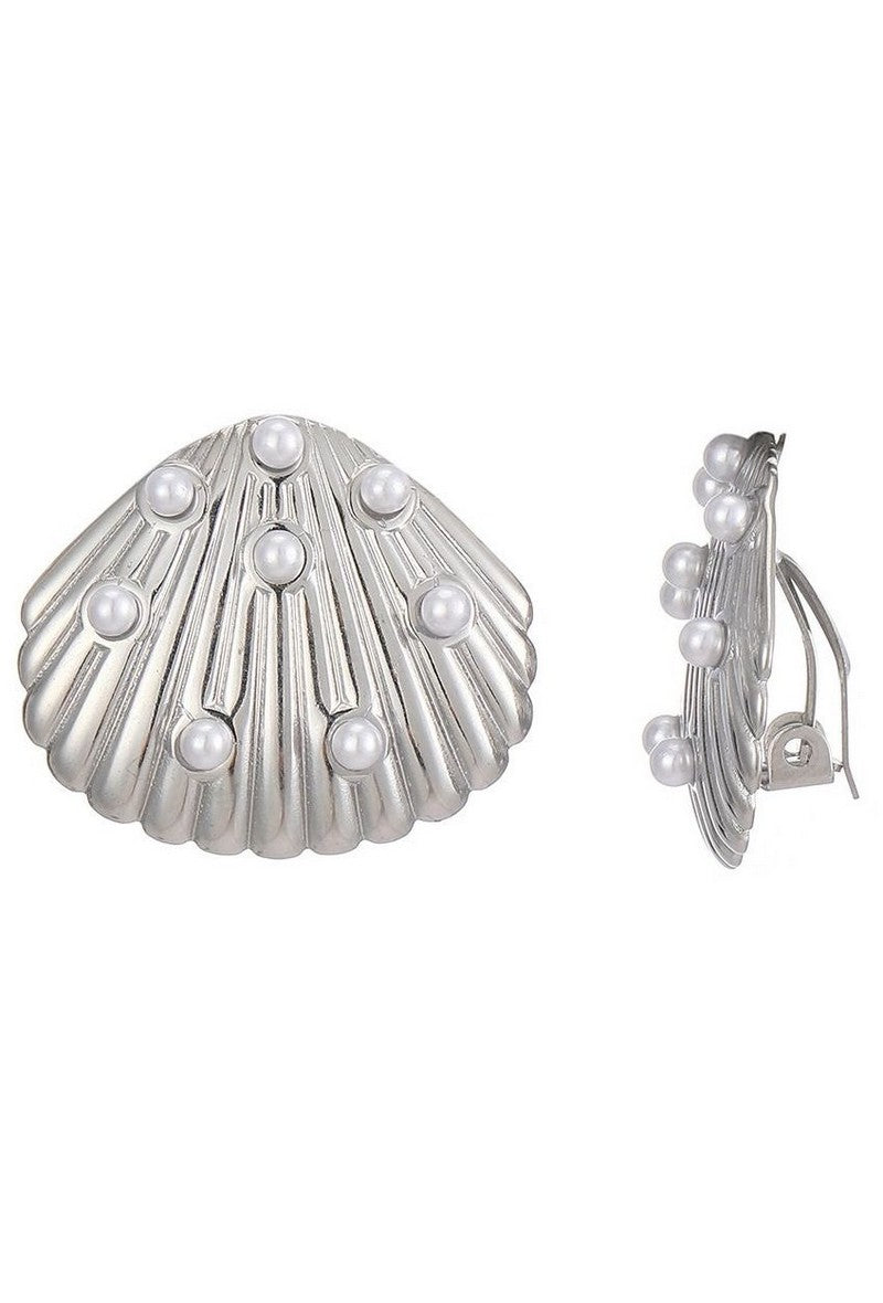 Boucles d'oreilles clip Zrinka en acier inoxydable