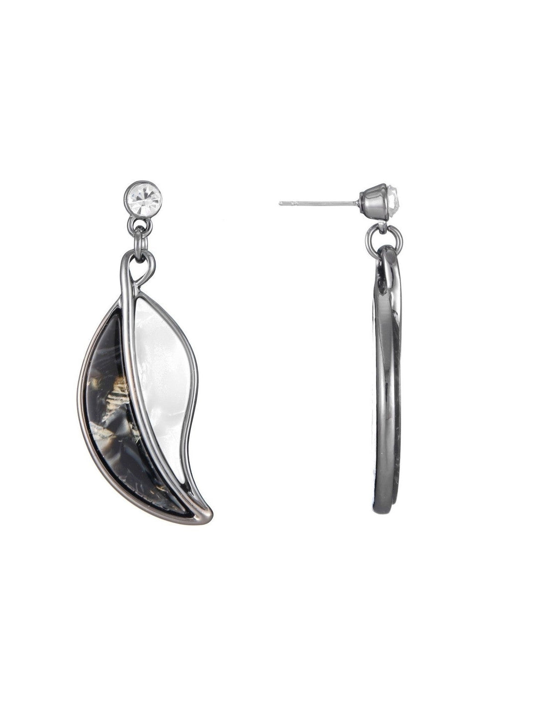 Boucles d'oreilles à tige Anis noir – Belle Miss Paris