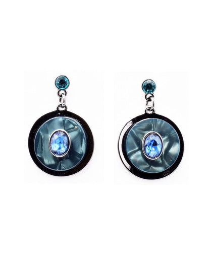 Boucles d'oreilles à tige Arai multicolore – Belle Miss Paris