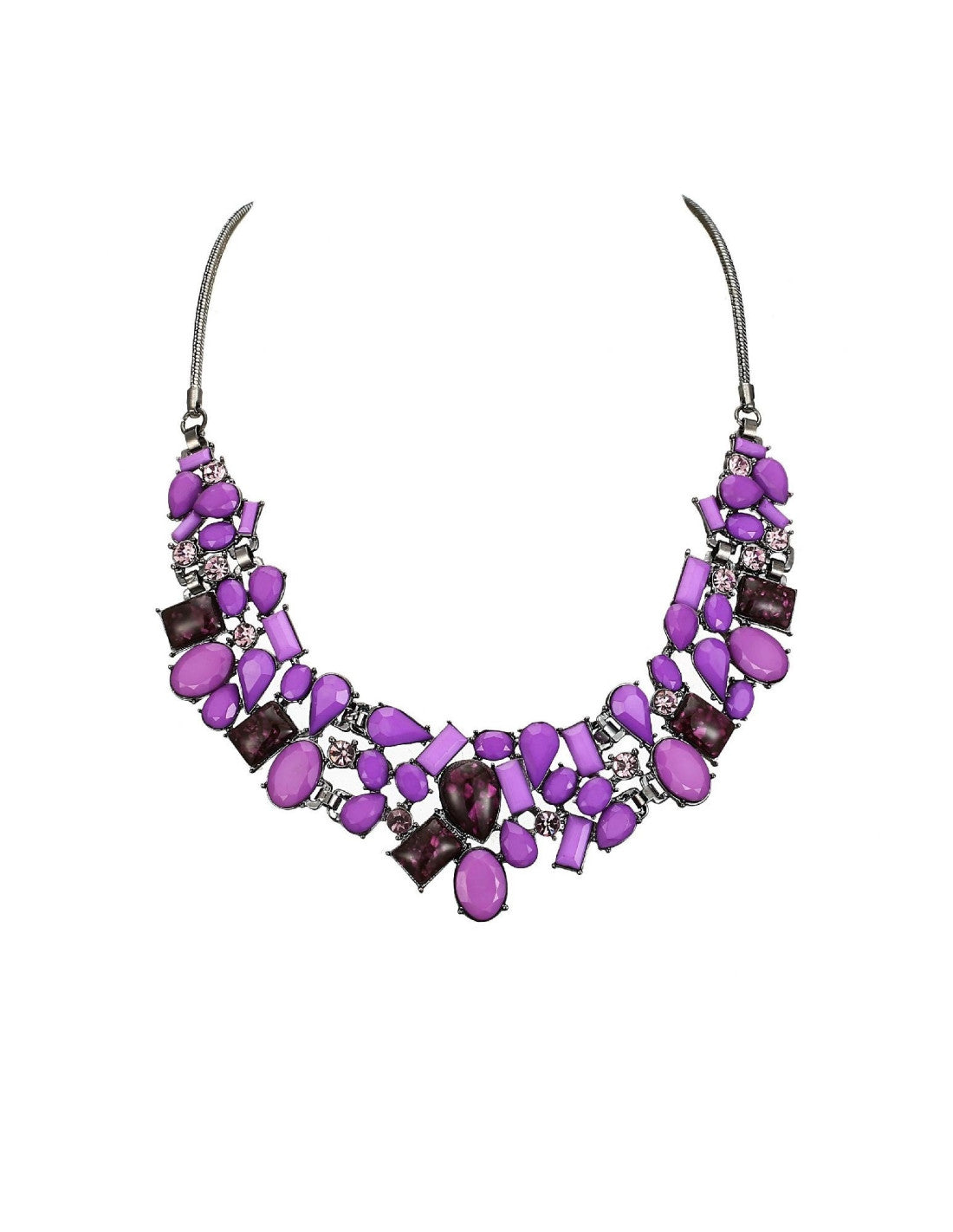 Collier Asa violet – Belle Miss Paris