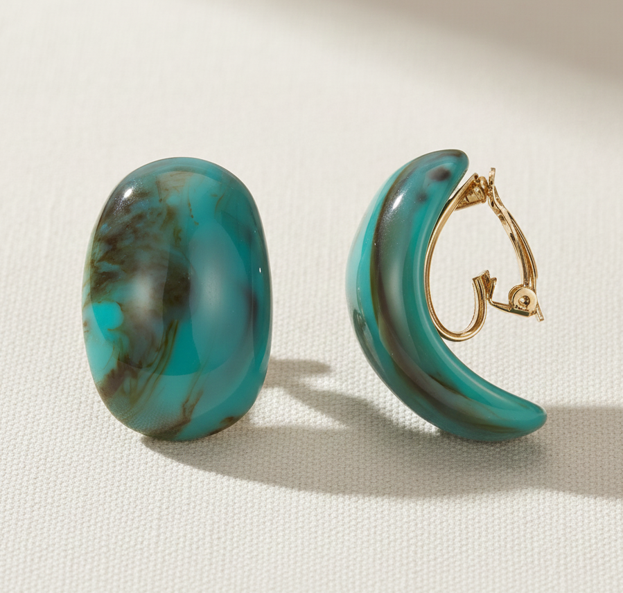 Boucles d’Oreilles Clip Eulalia