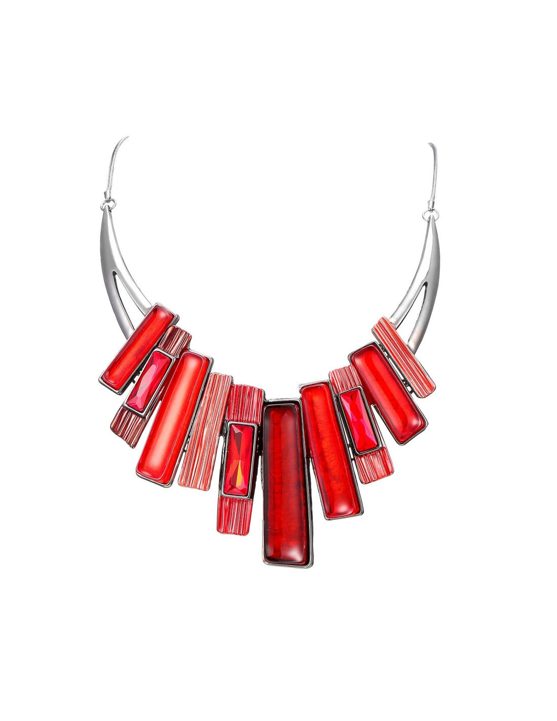 Collier Melusine rouge – Belle Miss Paris