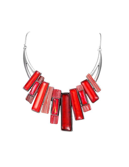 Collier Melusine rouge – Belle Miss Paris