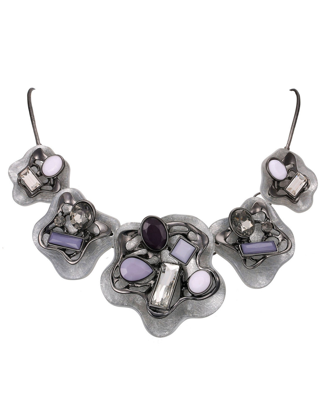 Collier Olivia gris – Belle Miss Paris
