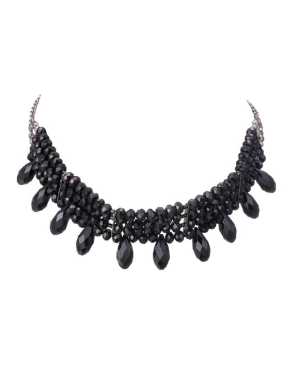 Collier Savia noir – Belle Miss Paris