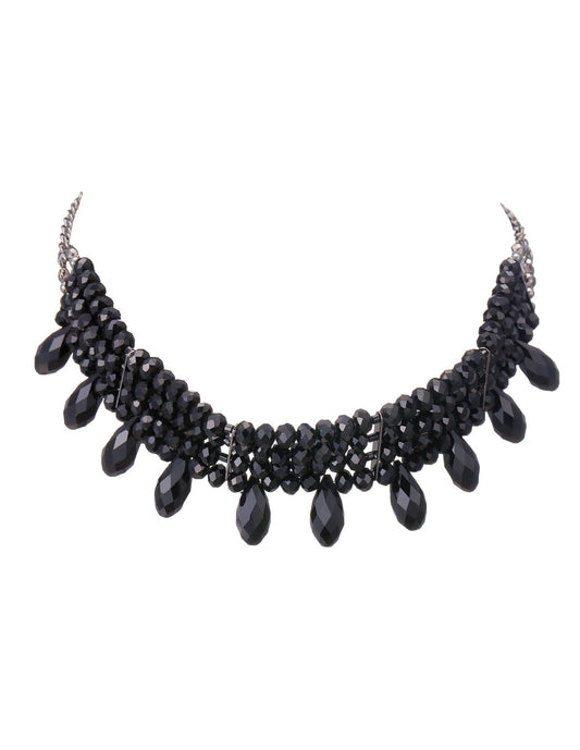 Collier Savia noir – Belle Miss Paris