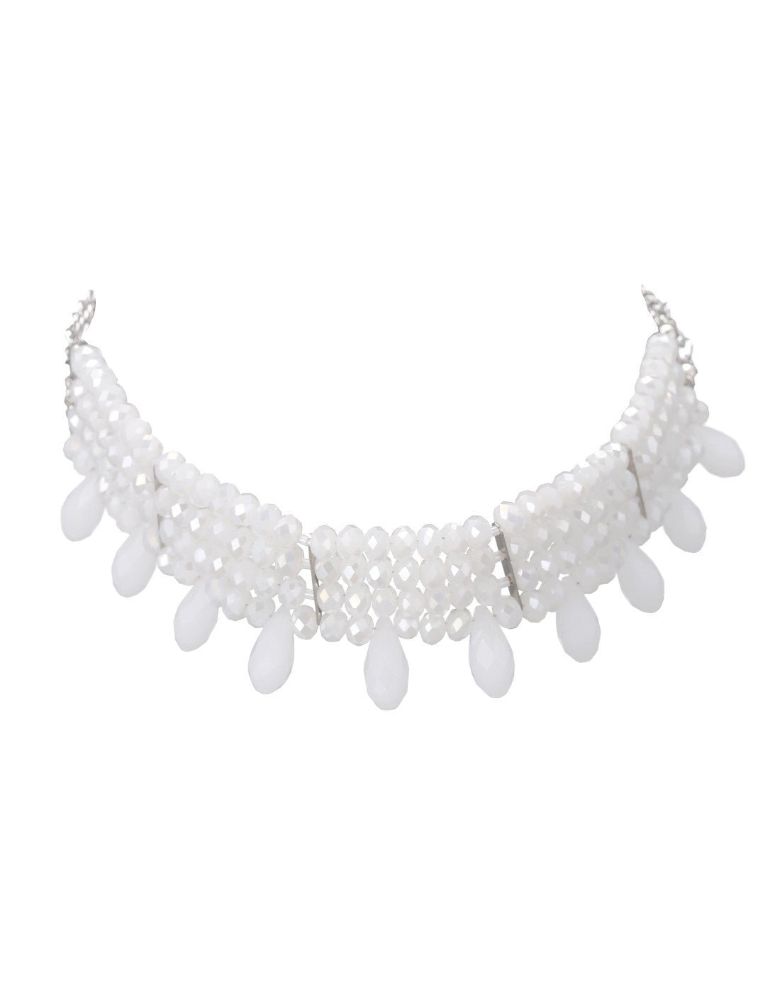 Collier Savia blanc – Belle Miss Paris