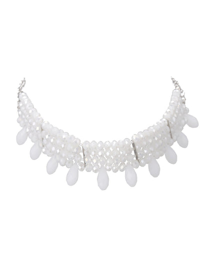 Collier Savia blanc – Belle Miss Paris