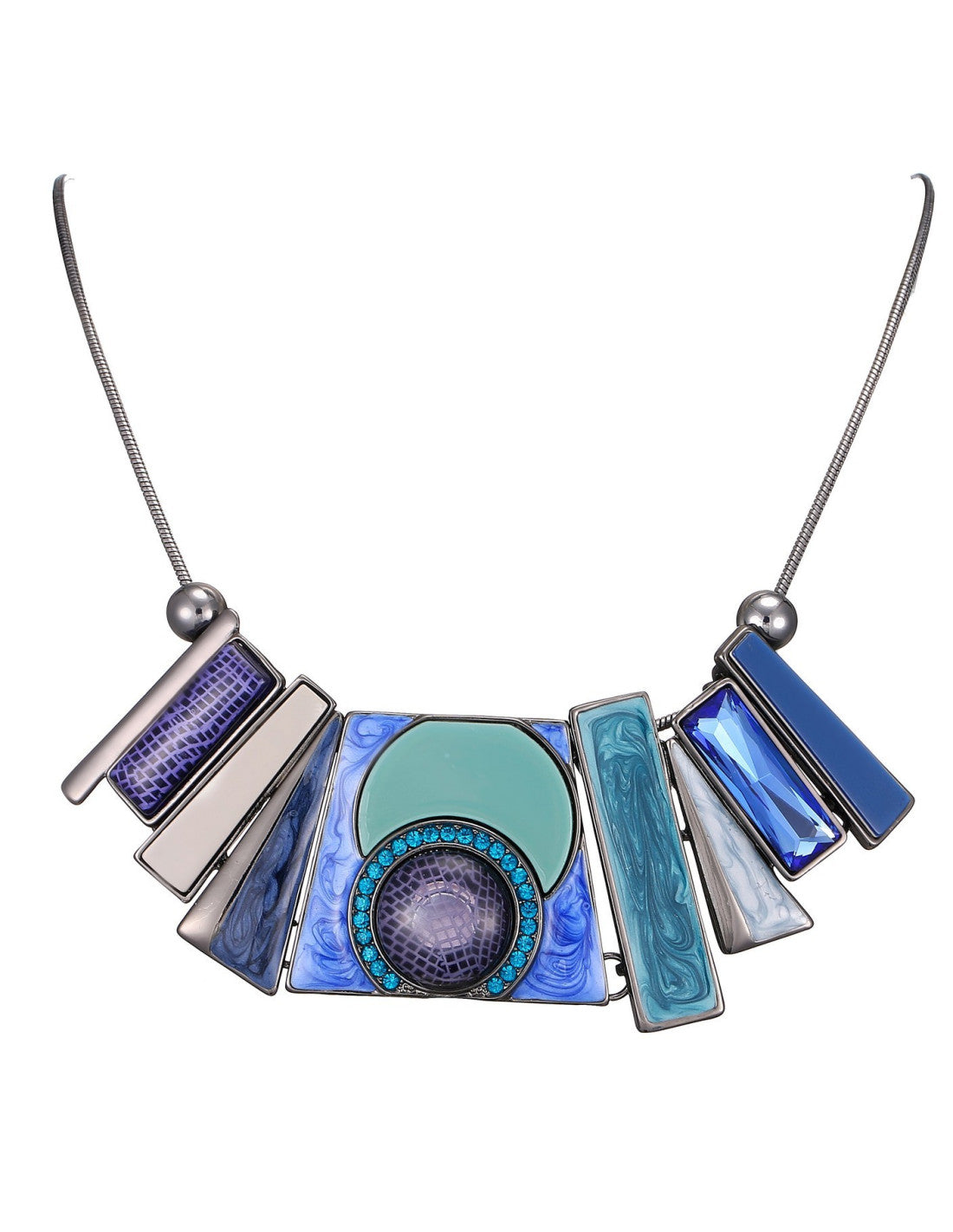 Collier Xeveria bleu – Belle Miss Paris