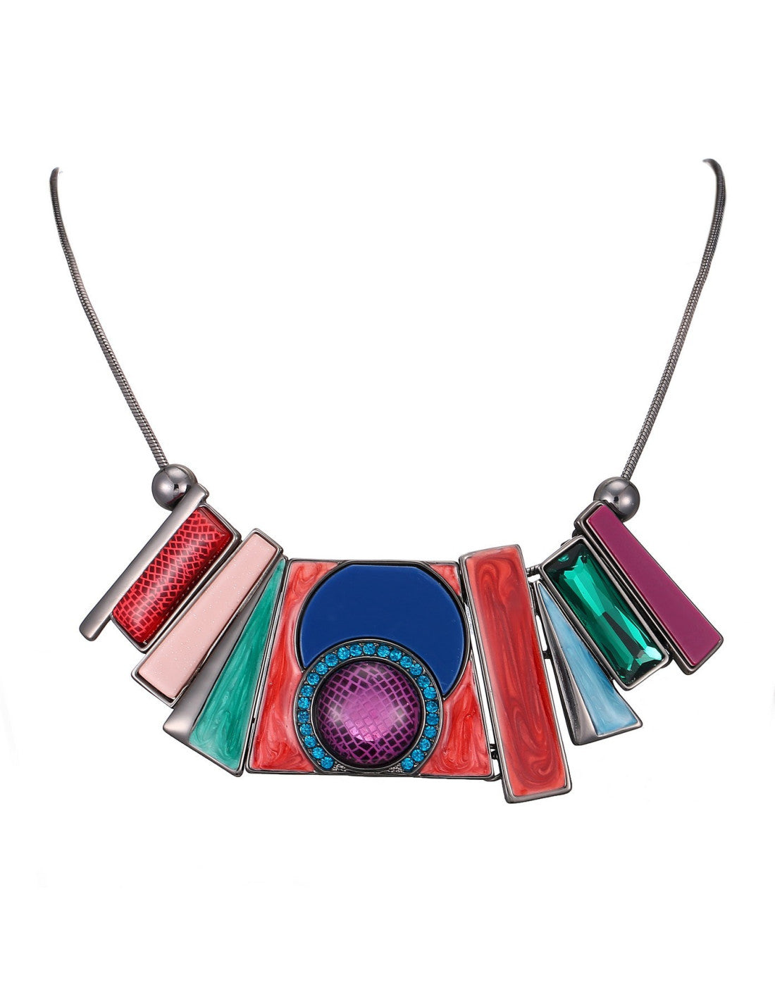 Collier Xeveria multicolore – Belle Miss Paris
