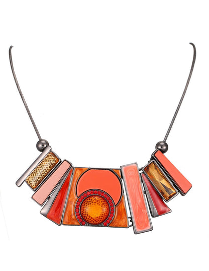 Collier Xeveria orange – Belle Miss Paris