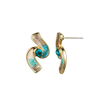 Boucle d'oreille tige Abelia